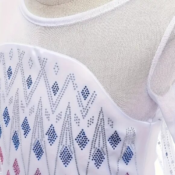 Princess Elsa Frozen 2 Girls Costume Dress - Picture 2 of 5